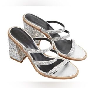 Tibi Mela Glitter sandals size 37.5